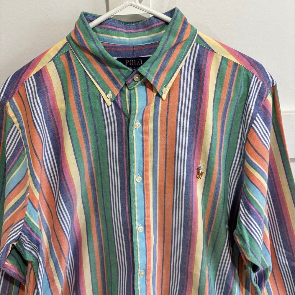 Polo Ralph Lauren Classic Fit Striped Oxford Shirt - Picture 5 of 10